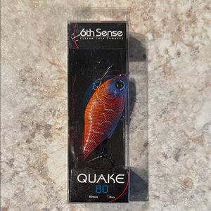 Quake 80 Crankbait Lure – Orange Blue Finish 7/8oz